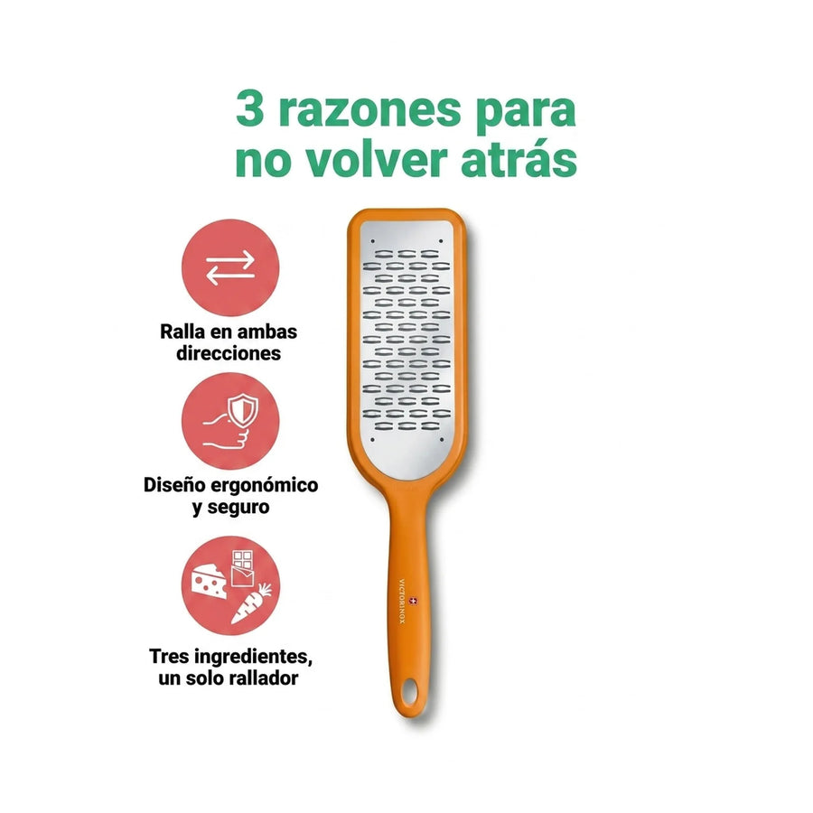Rallador Manual Victorinox Premium Multidireccional Naranja