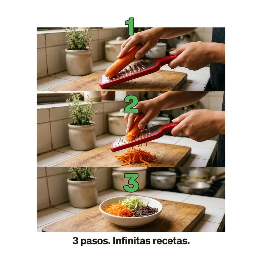 Rallador Manual Victorinox Premium Frutas Y Verduras Rojo
