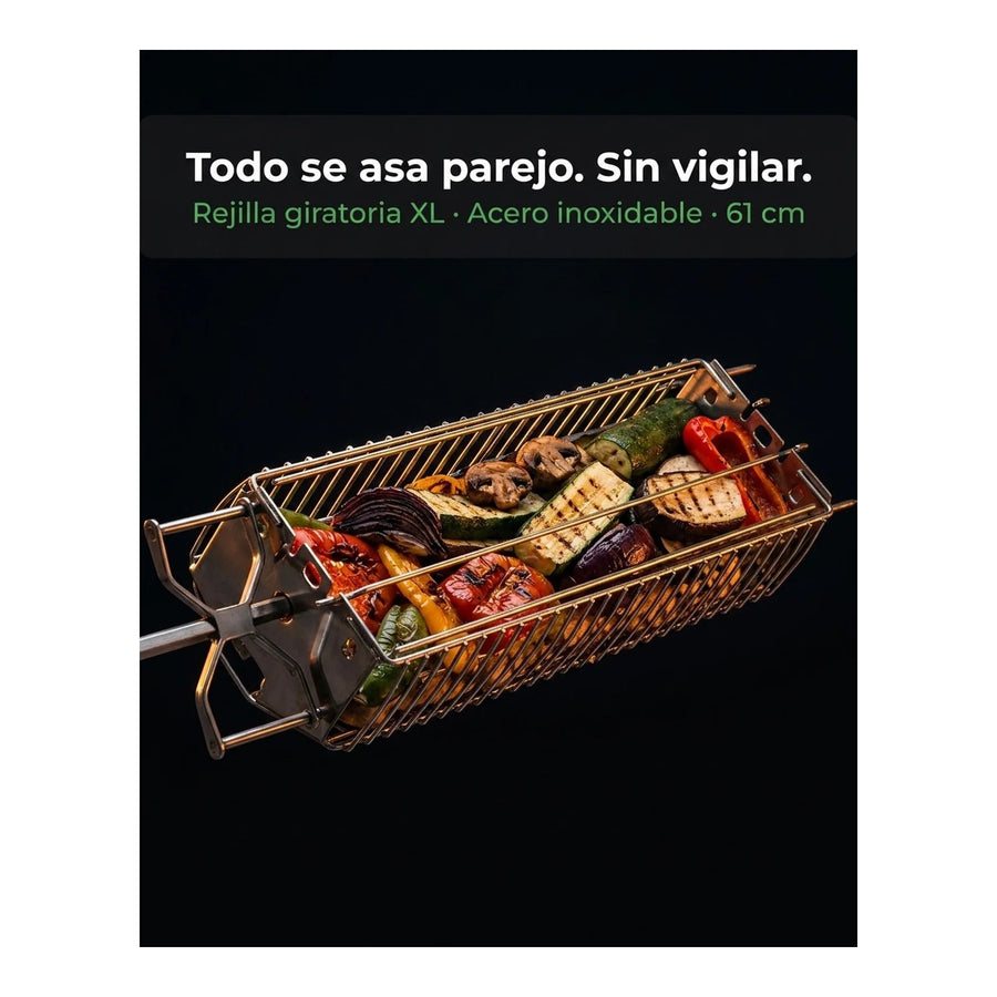 Rejilla Para Alimentos Xl Kanka Asador Inoxidable Parrilla