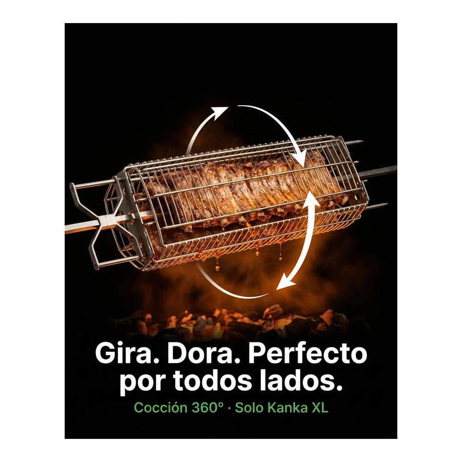 Rejilla Para Alimentos Xl Kanka Asador Inoxidable Parrilla