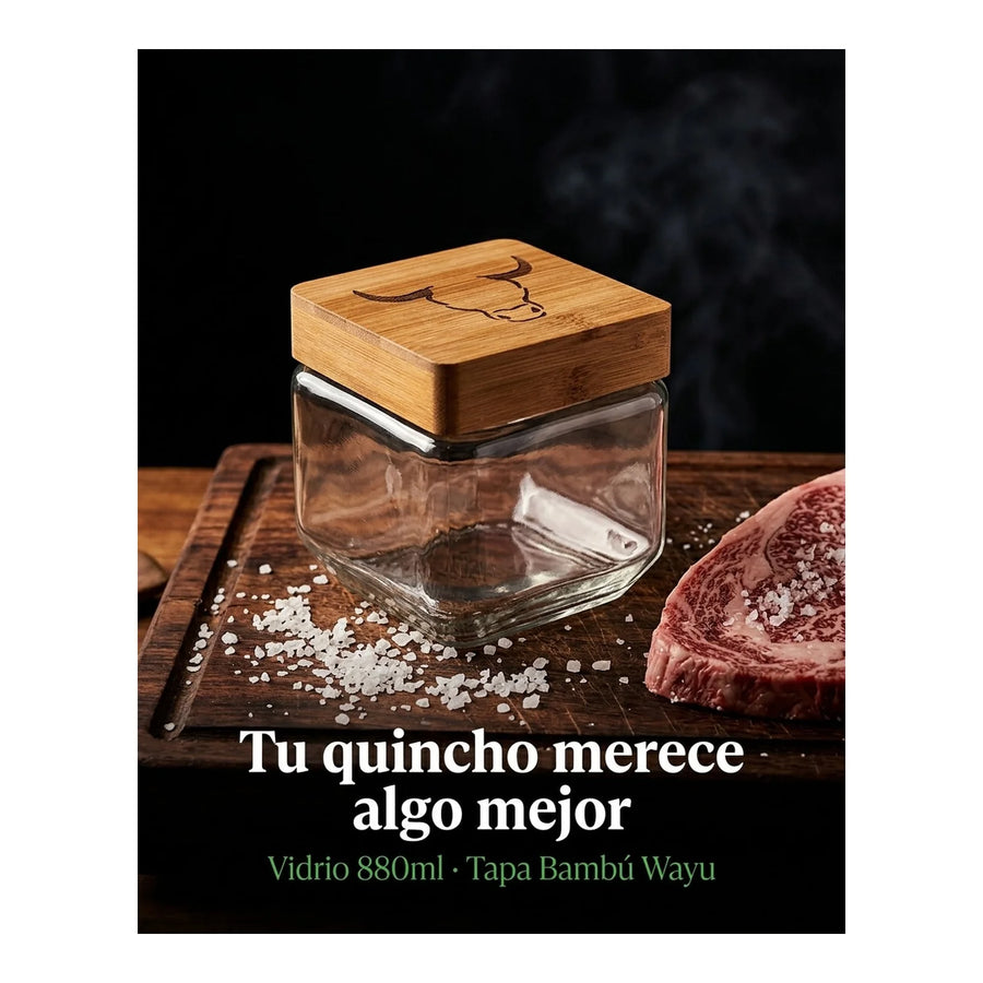 Salero Wayu Cocina Parrilla Quincho Bbq Sal 880ml