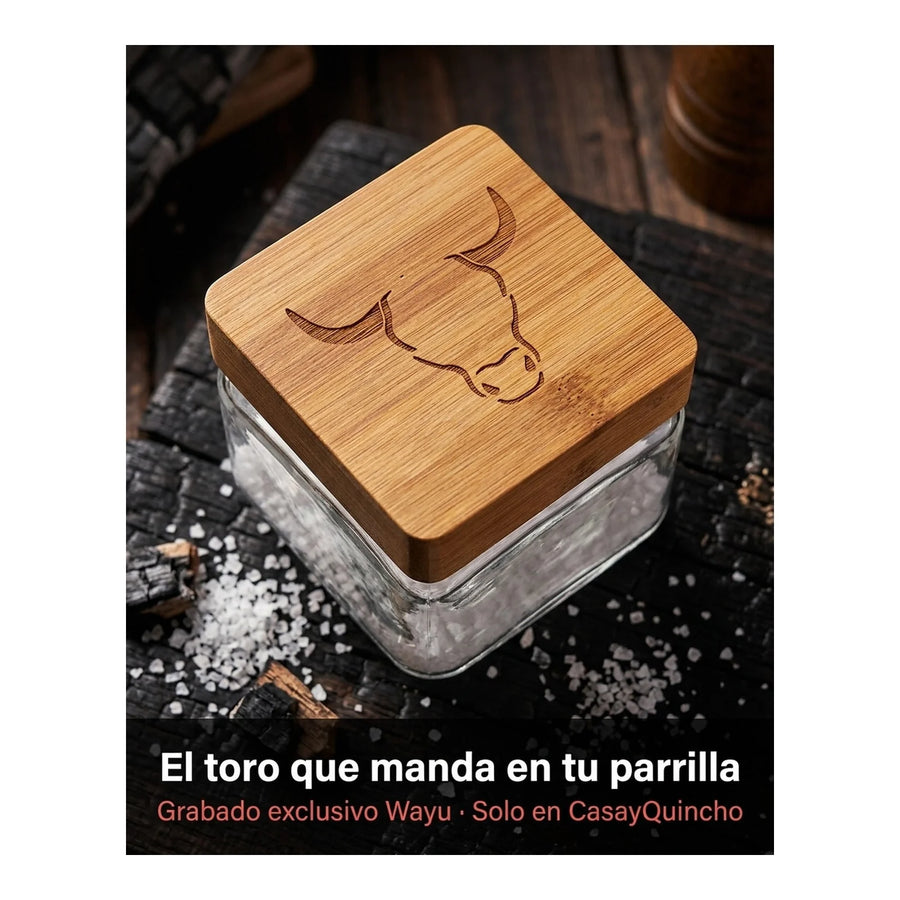 Salero Wayu Cocina Parrilla Quincho Bbq Sal 880ml