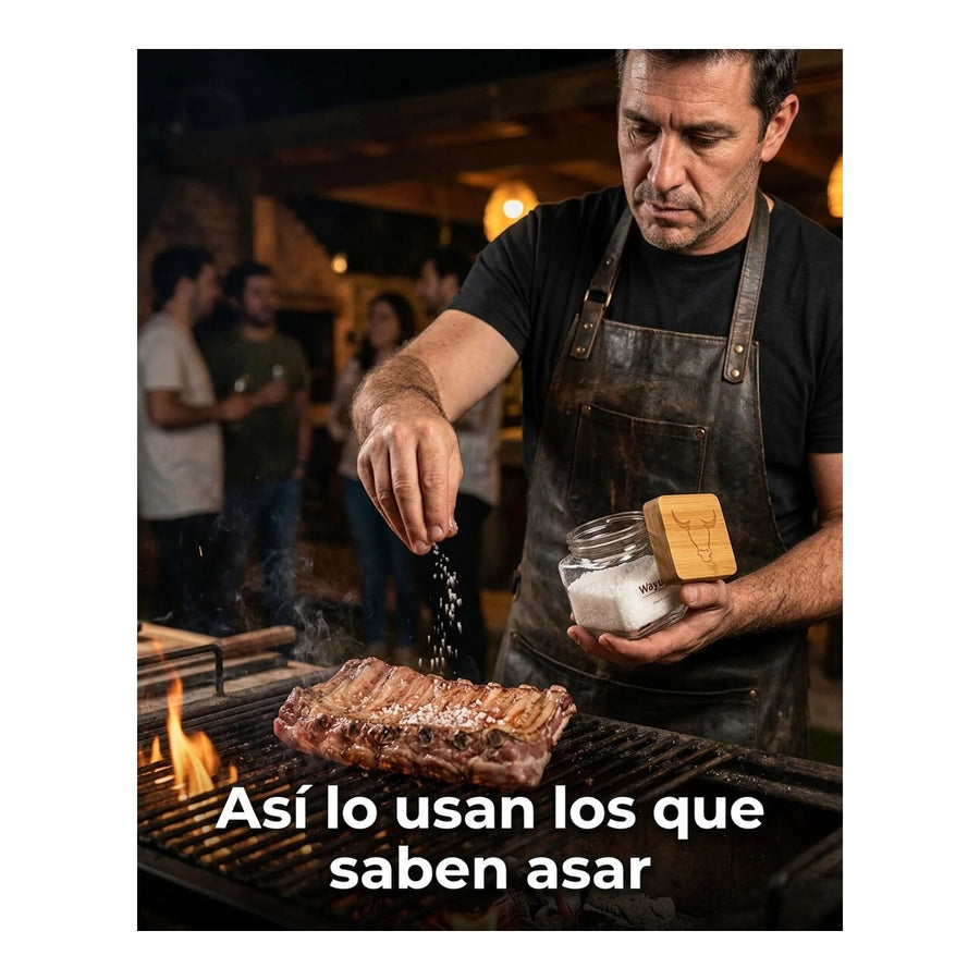 Salero Wayu Cocina Parrilla Quincho Bbq Sal 880ml
