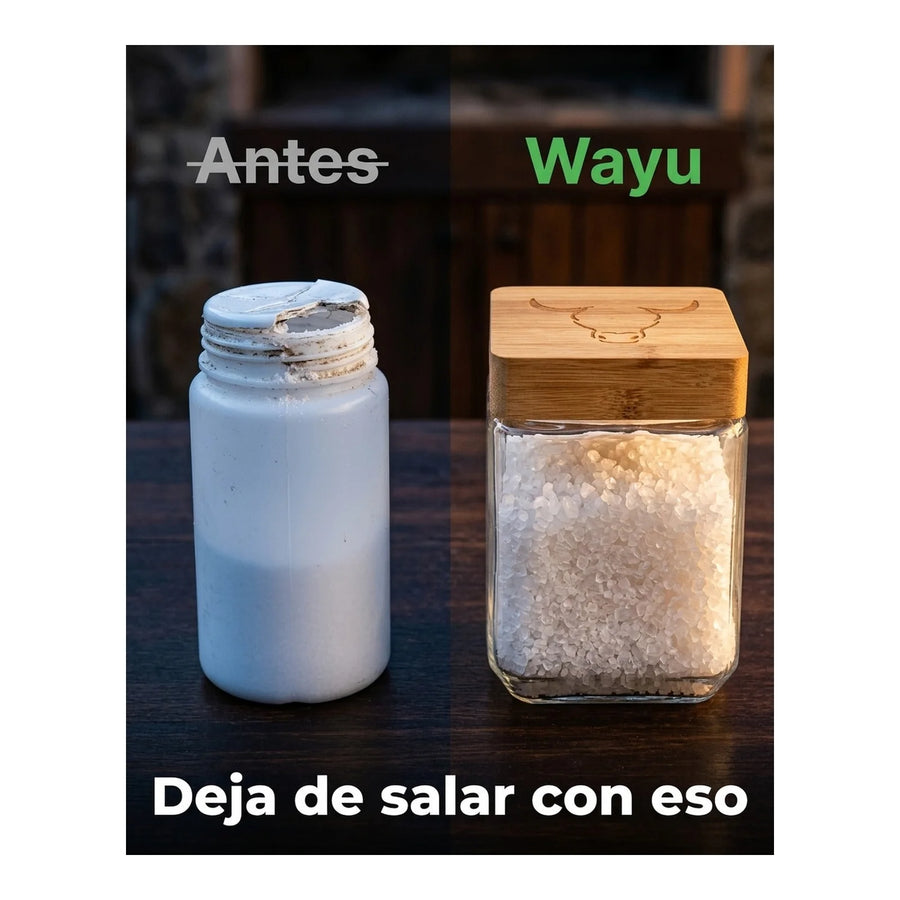 Salero Wayu Cocina Parrilla Quincho Bbq Sal 880ml