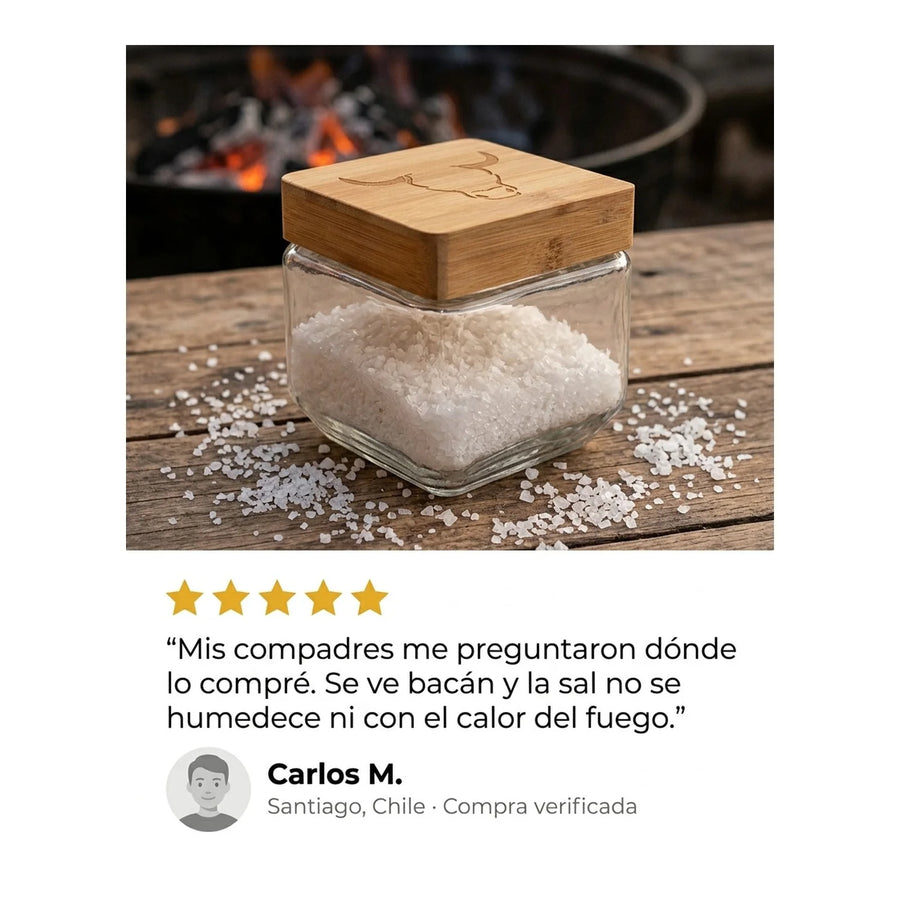 Salero Wayu Cocina Parrilla Quincho Bbq Sal 880ml