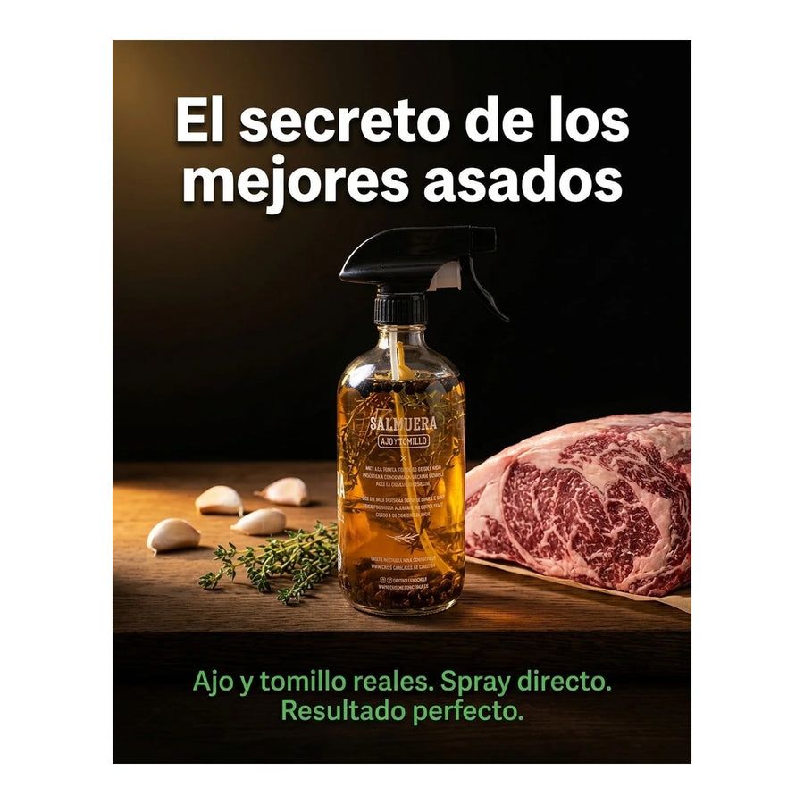 Salmuera Ajo Tomillo
