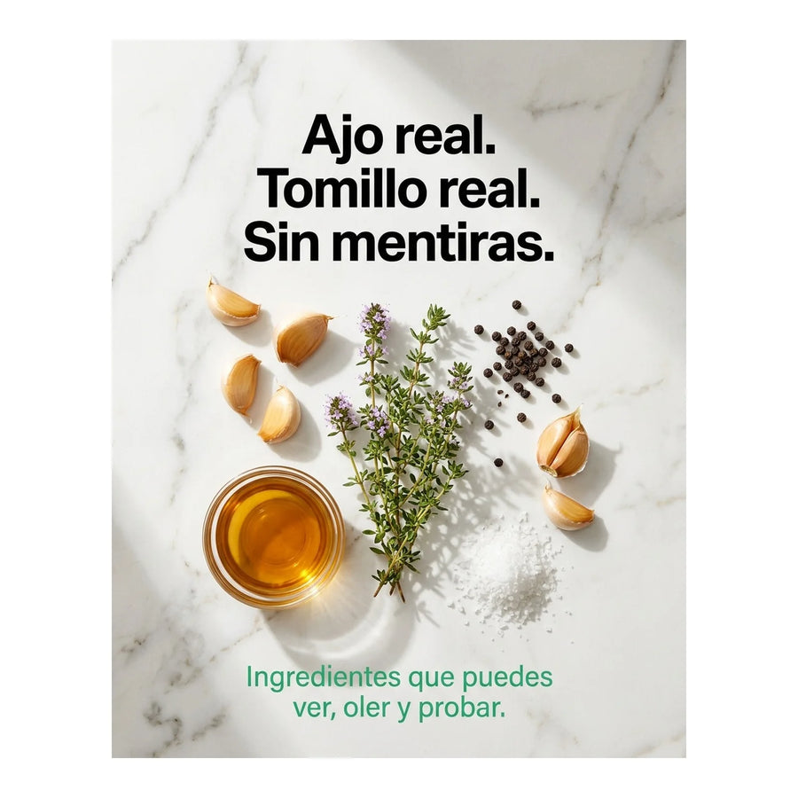 Salmuera Ajo Tomillo