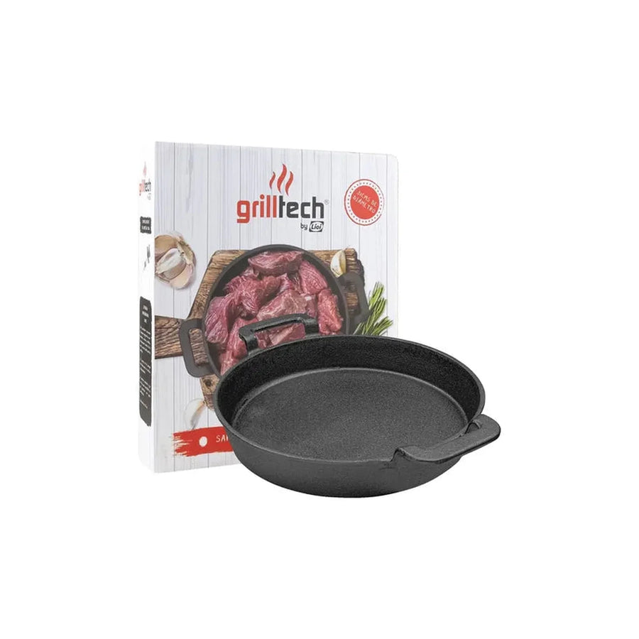 Sartén Con Asas Hierro Fundido 30cm Premium Cocina Asado Bbq