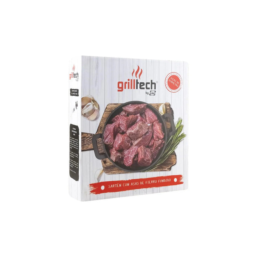Sartén Con Asas Hierro Fundido 30cm Premium Cocina Asado Bbq