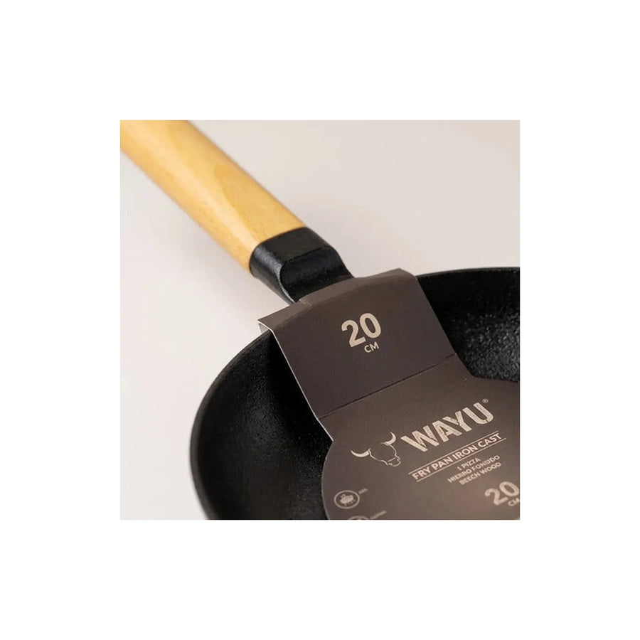 Sarten Hierro Fundido 20cm Wayu Fierro Profesional Cocina