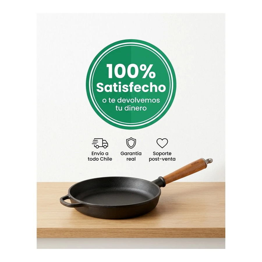 Sarten Hierro Fundido 20cm Wayu Fierro Profesional Cocina