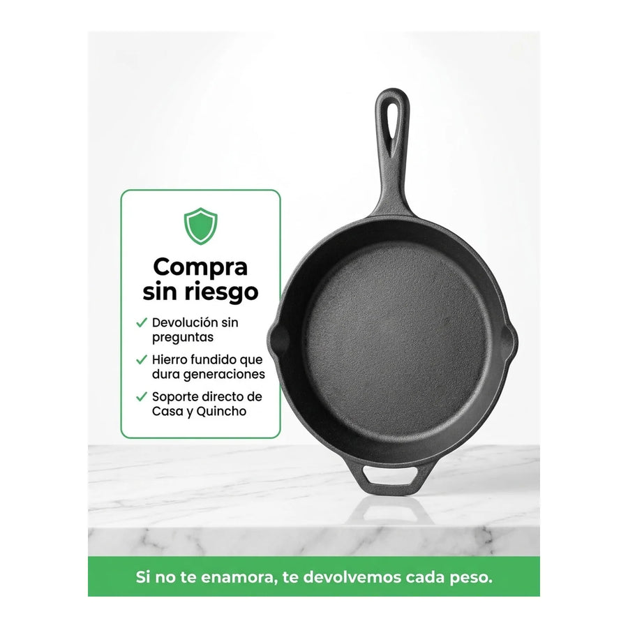 Sartén Hierro Fundido 24cm Iron Cast