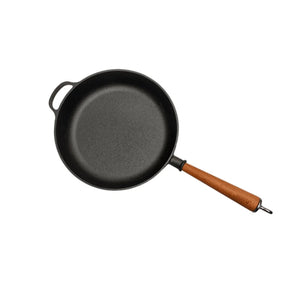 Sartén Hierro Fundido 28cm Wayu Parrilla Asado Bbq Cocina