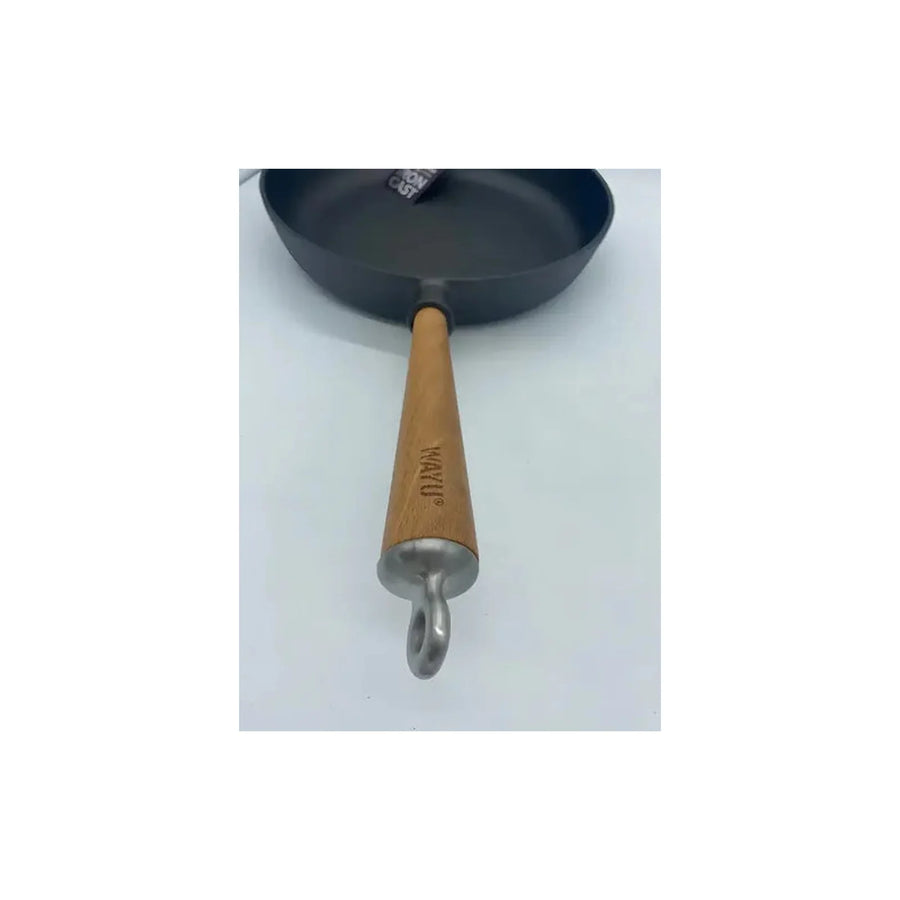 Sartén Hierro Fundido 28cm Wayu Parrilla Asado Bbq Cocina