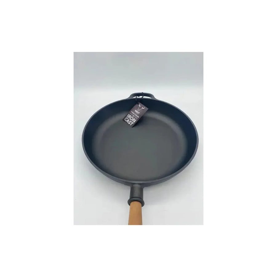Sartén Hierro Fundido 28cm Wayu Parrilla Asado Bbq Cocina