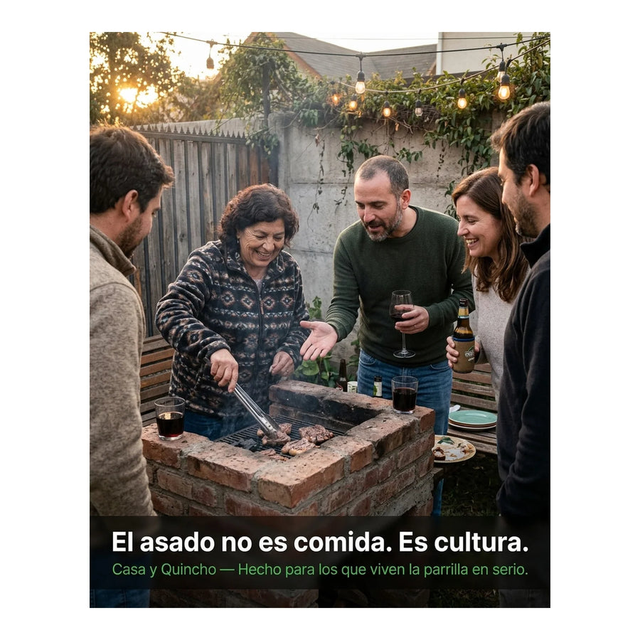 Sartén Hierro Fundido 28cm Wayu Parrilla Asado Bbq Cocina