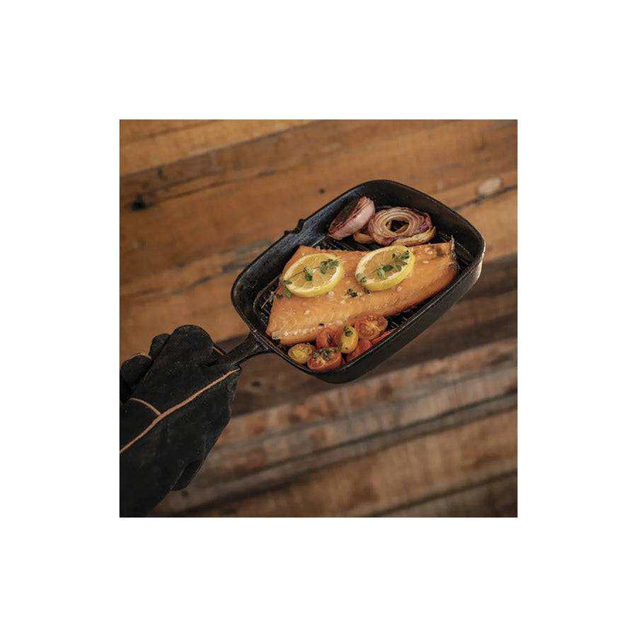 Sartén Hierro Fundido Wayu Asado Parrilla Cocina Bbq 24cm