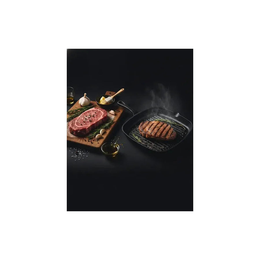 Sartén Hierro Fundido Wayu Asado Parrilla Cocina Bbq 24cm
