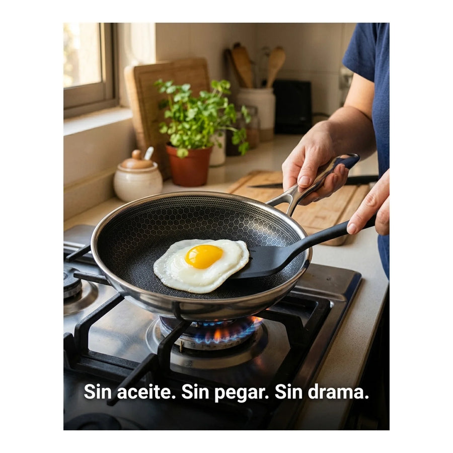 Sarten Roichen 20 Cm Bee Acero Inoxidable Cocina Premium