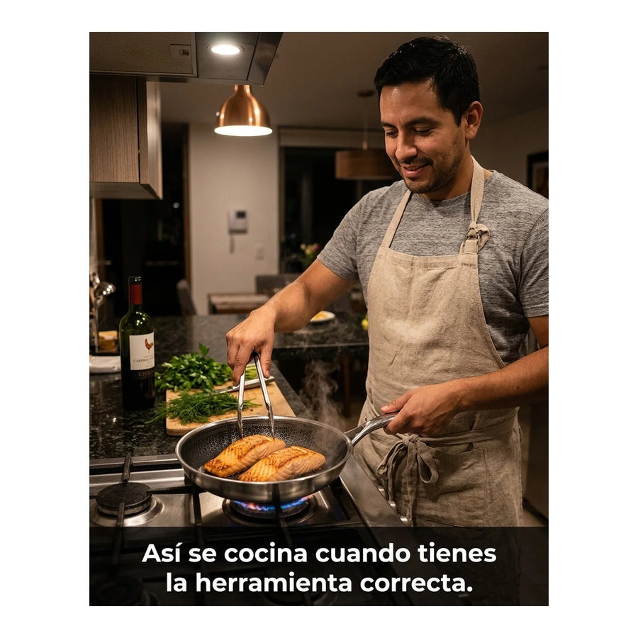 Sarten Roichen 20 Cm Bee Acero Inoxidable Cocina Premium