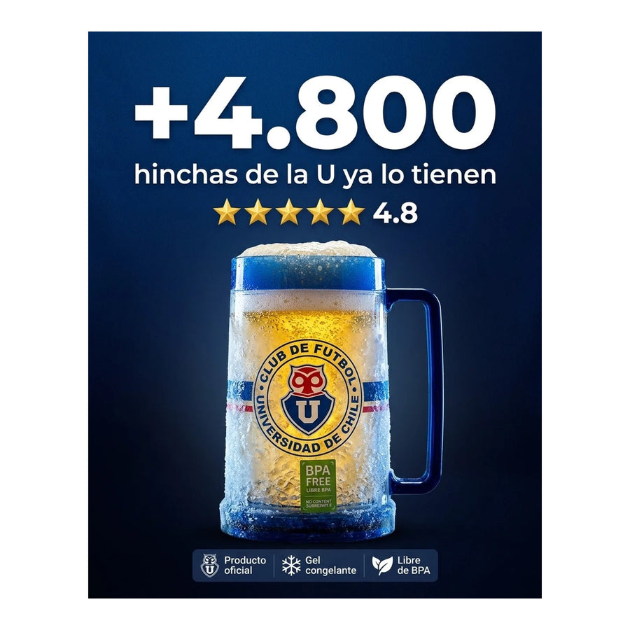 Schopero Frozen Universidad De Chile 600 Ml Chop Cerveza
