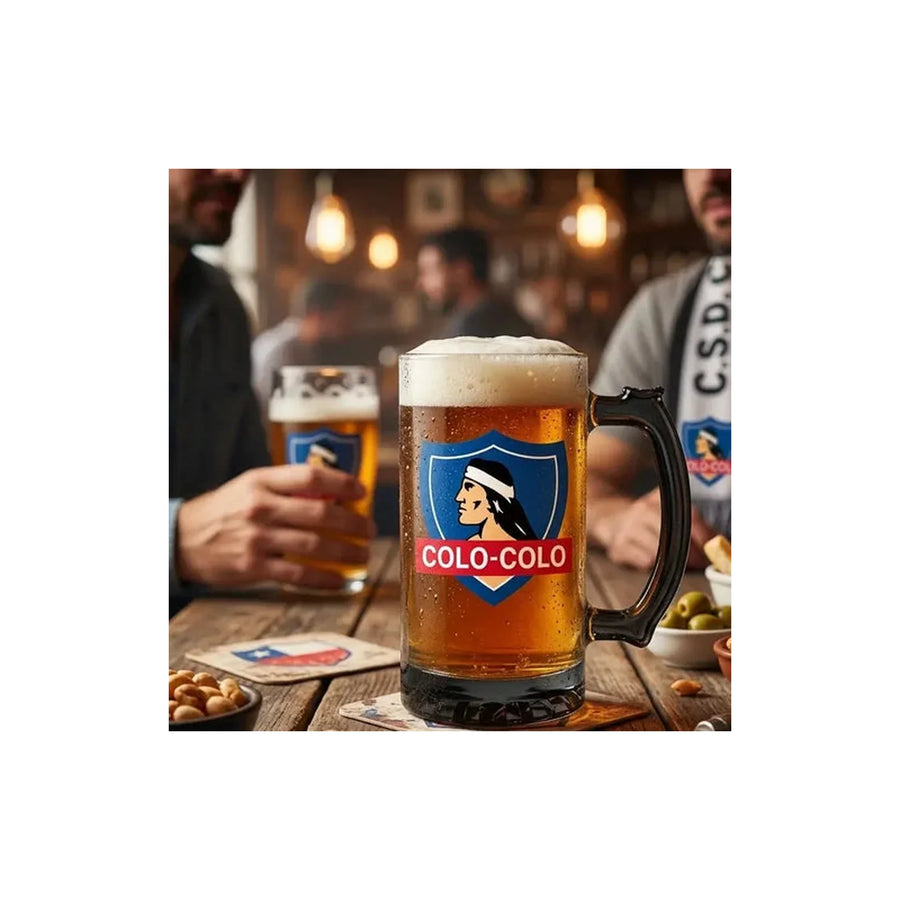 Schopero Vidrio 500ml Cervecero Bar  Colo Colo Cc