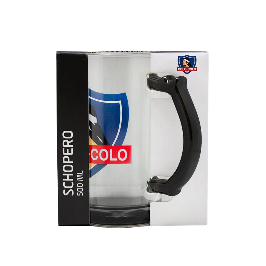 Schopero Vidrio 500ml Cervecero Bar  Colo Colo Cc