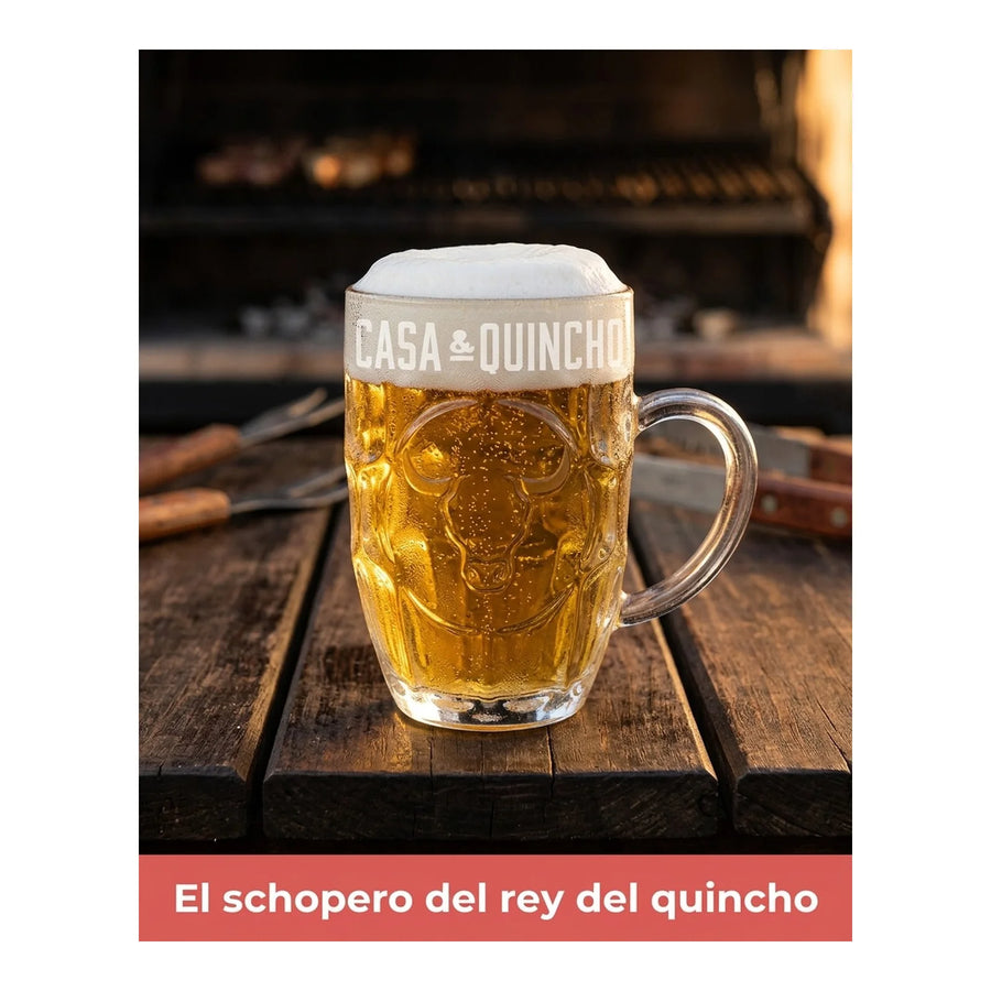 Schopero Vidrio Wayu 540ml Shopero Beer Mug Cervecero Bar Bbq