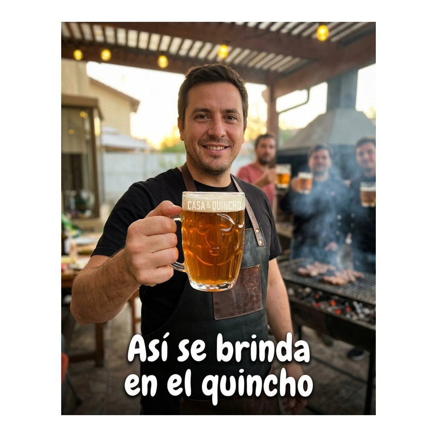 Schopero Vidrio Wayu 540ml Shopero Beer Mug Cervecero Bar Bbq