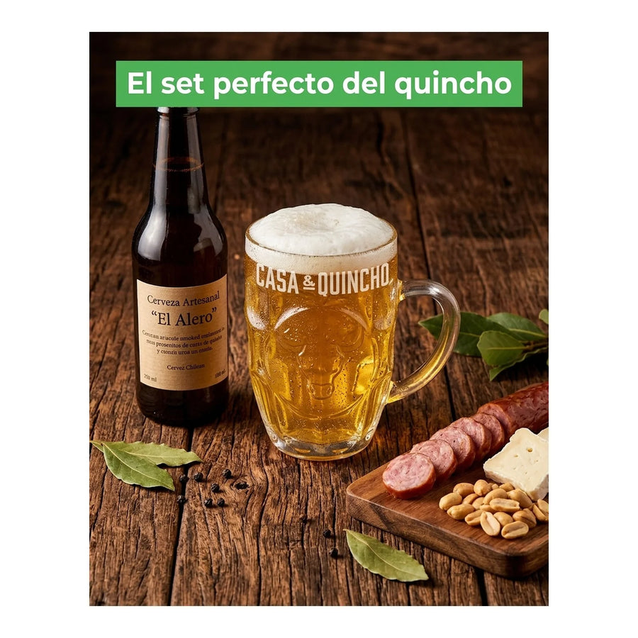 Schopero Vidrio Wayu 540ml Shopero Beer Mug Cervecero Bar Bbq
