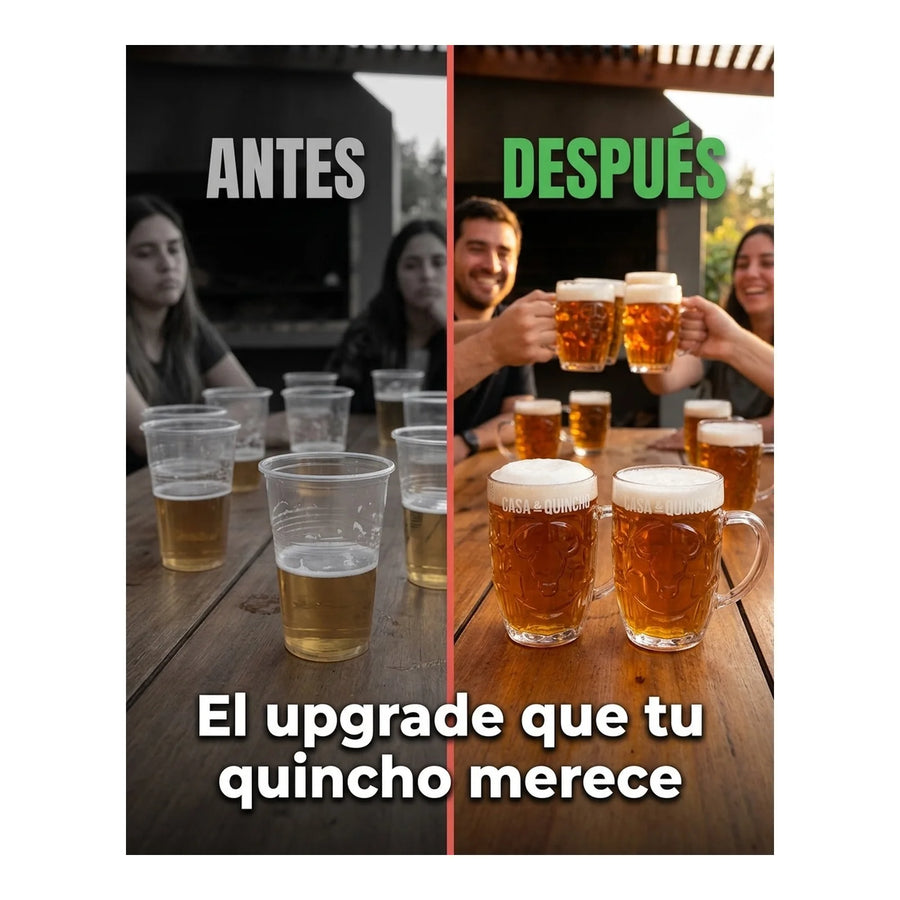 Schopero Vidrio Wayu 540ml Shopero Beer Mug Cervecero Bar Bbq