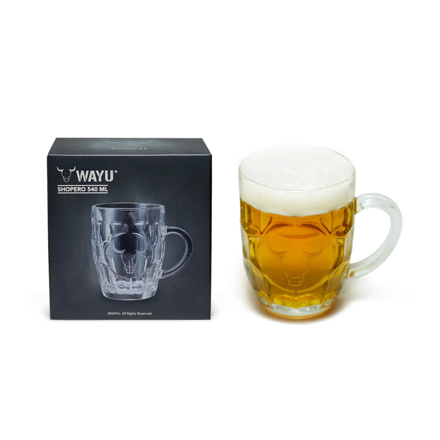Schopero Vidrio Wayu 540ml Shopero Beer Mug Cervecero Bar Bbq