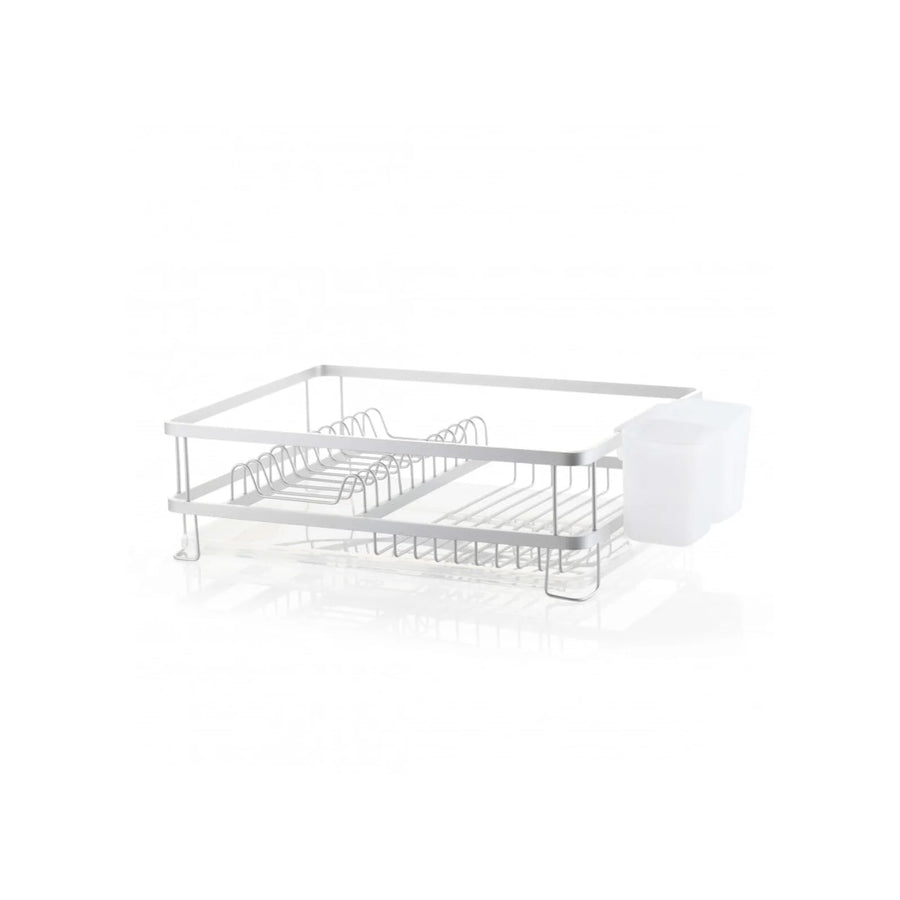 Secador De Platos Aluminio Inoxidable 1 Nivel 42x30x13