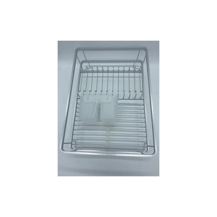 Secador De Platos Aluminio Inoxidable 1 Nivel 42x30x13