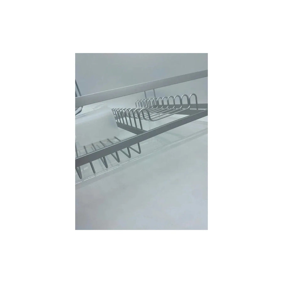 Secador De Platos Aluminio Inoxidable 1 Nivel 42x30x13