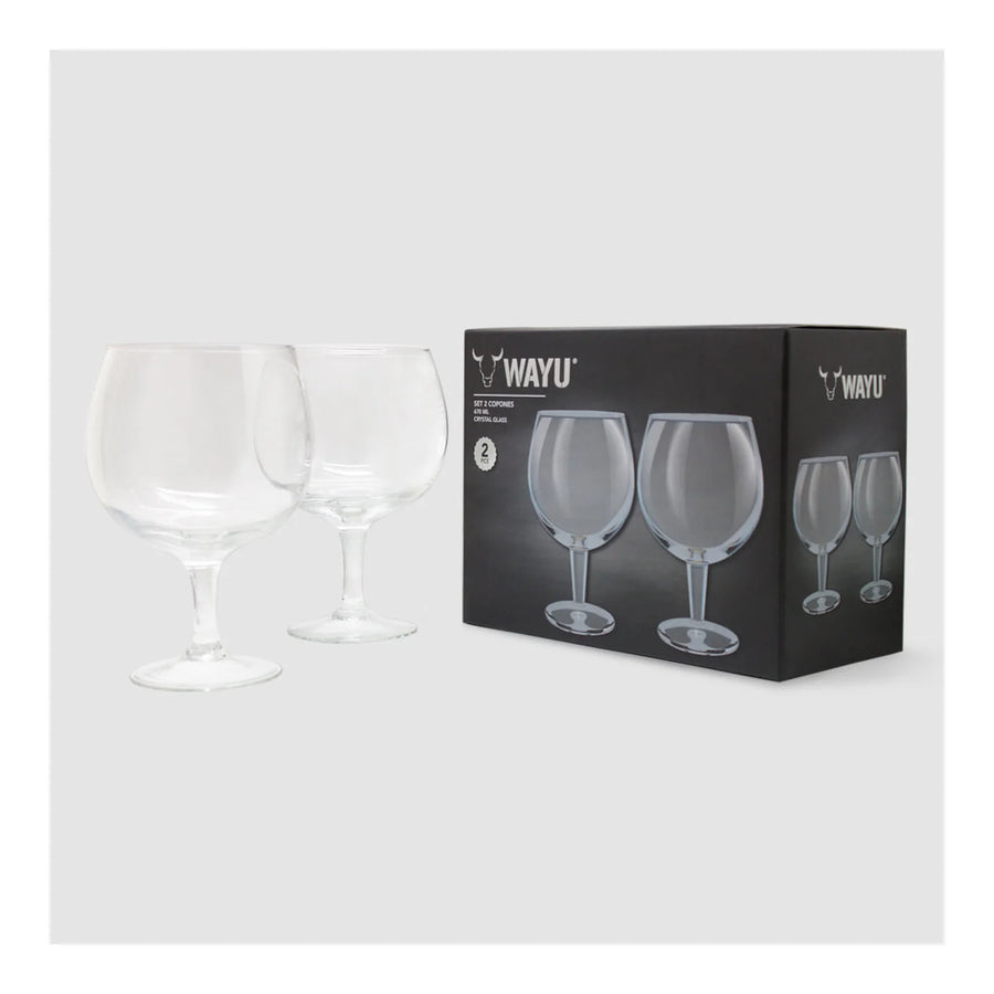 Set 2 Copones Cerveceros Wayu 650ml Beer Mug Cervecero Bar