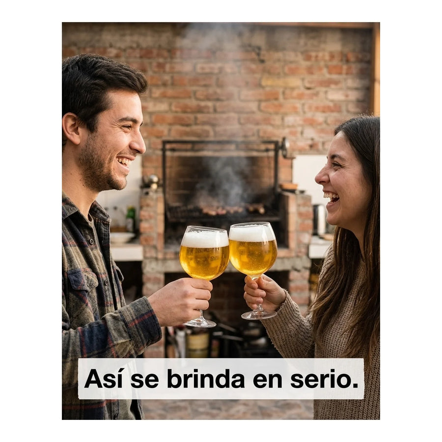 Set 2 Copones Cerveceros Wayu 650ml Beer Mug Cervecero Bar