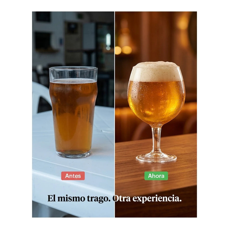 Set 2 Copones Cerveceros Wayu 650ml Beer Mug Cervecero Bar