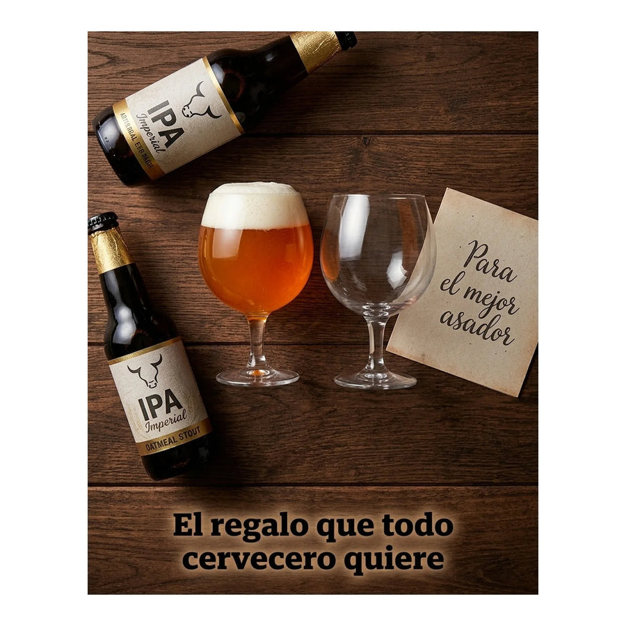 Set 2 Copones Cerveceros Wayu 650ml Beer Mug Cervecero Bar