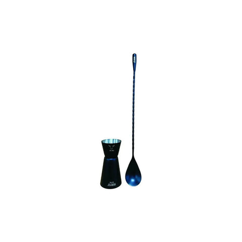 Set 2 Jigger Medidor + Cuchara Wayu Barra Coctail Tragos