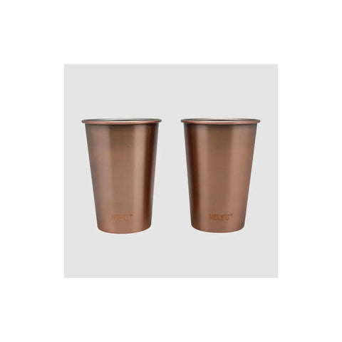 Set 2 Vasos 500ml Copper Line Wayu Cobre