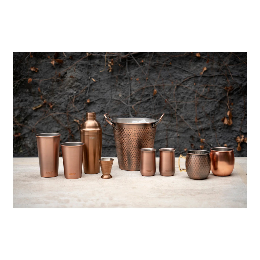 Set 2 Vasos 500ml Copper Line Wayu Cobre