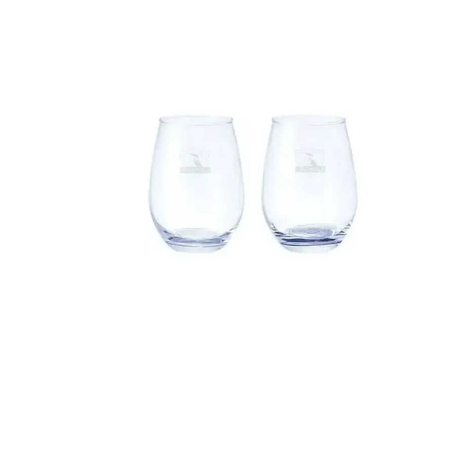 Set 2 Vasos Glasso Colo Colo Premium Bar Quincho Bbq Cristal