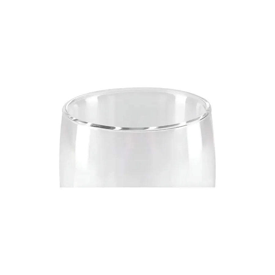 Set 2 Vasos Vidrio Doble Pared Transparente 473 Ml Para Café Glasso