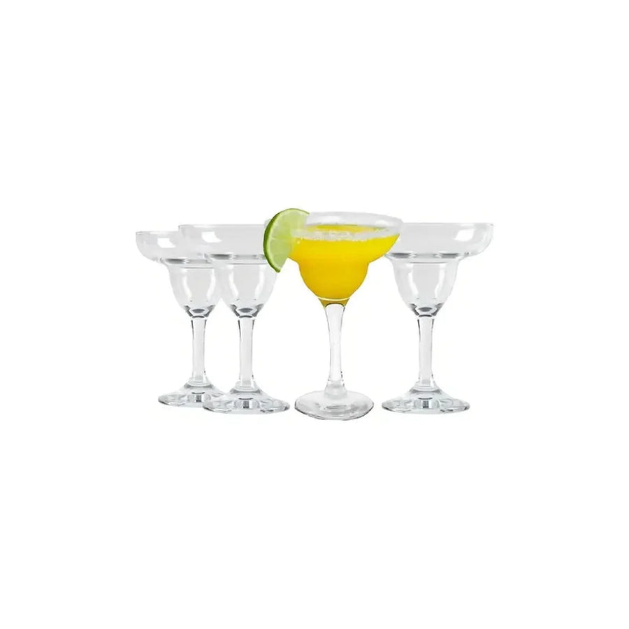 Set 4 Copas Margarita 266ml Línea Cristar Transparente