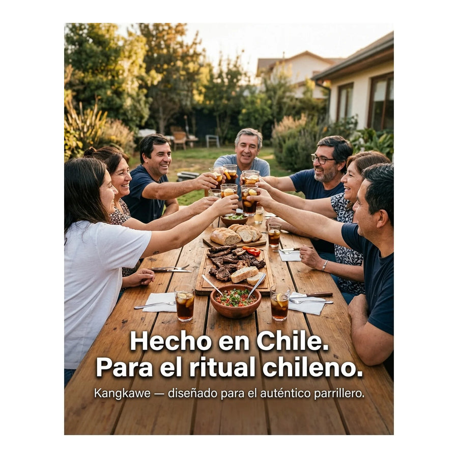 Set 4 Cuchillos Kangkawe Premium Parrilla Cocina Asado Bbq + Grabado Personalizado