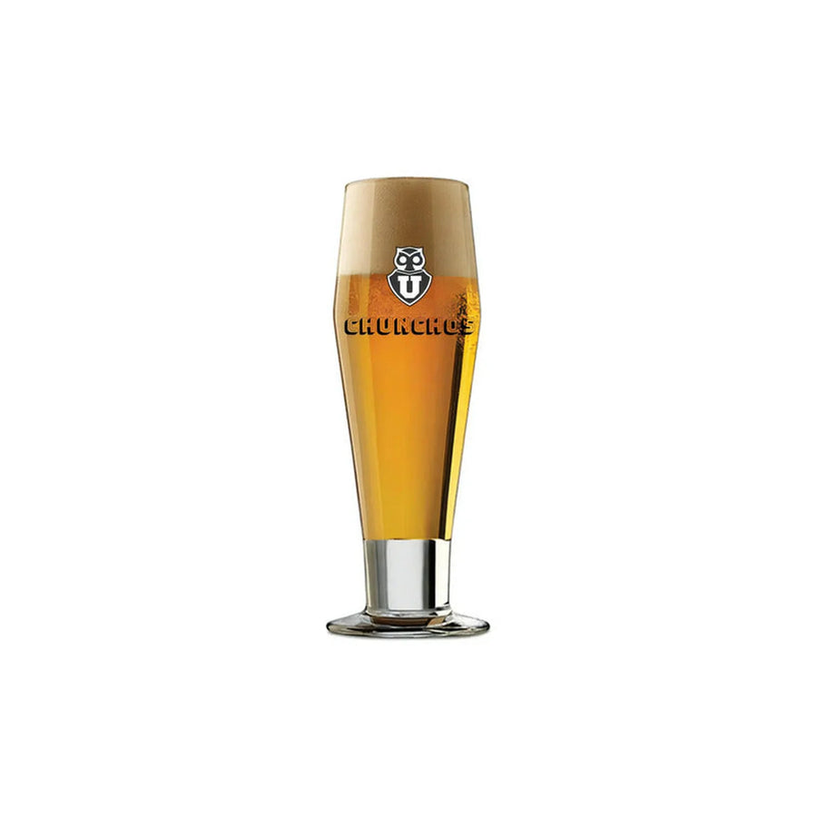 Set 4 Vasos Cerveceros U. De Chile Premium Bar Quincho Bbq