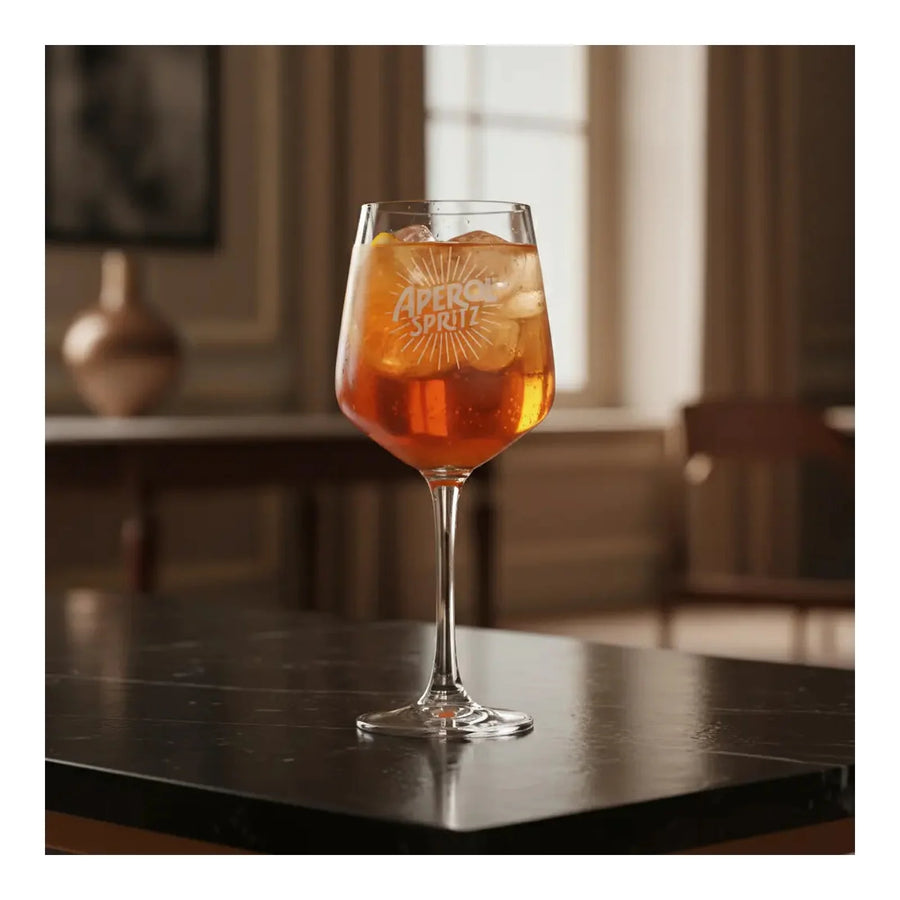 Copa Aperol Pack X6 Unidades Grabada 510ml