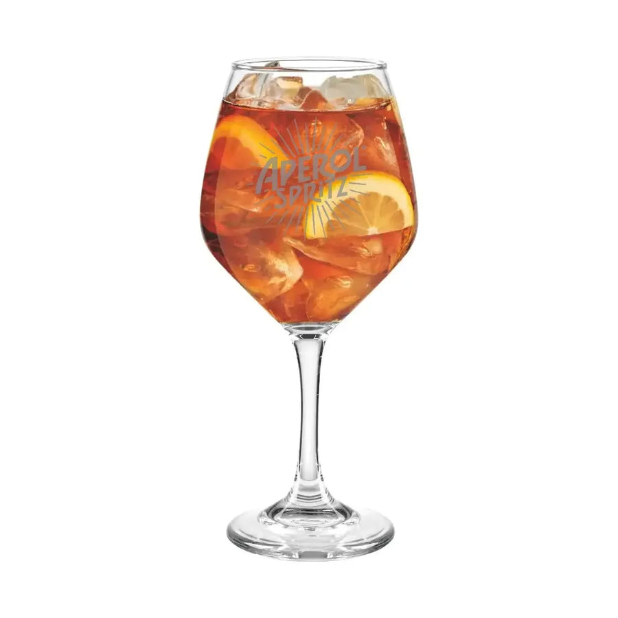 Copa Aperol Pack X6 Unidades Grabada 510ml