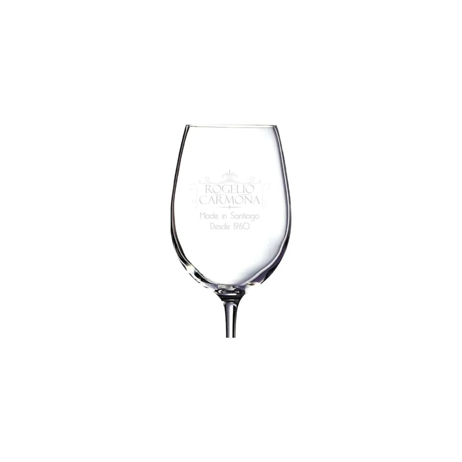 Set 6 Copas de Vino 360 Grabado Láser Personalizado